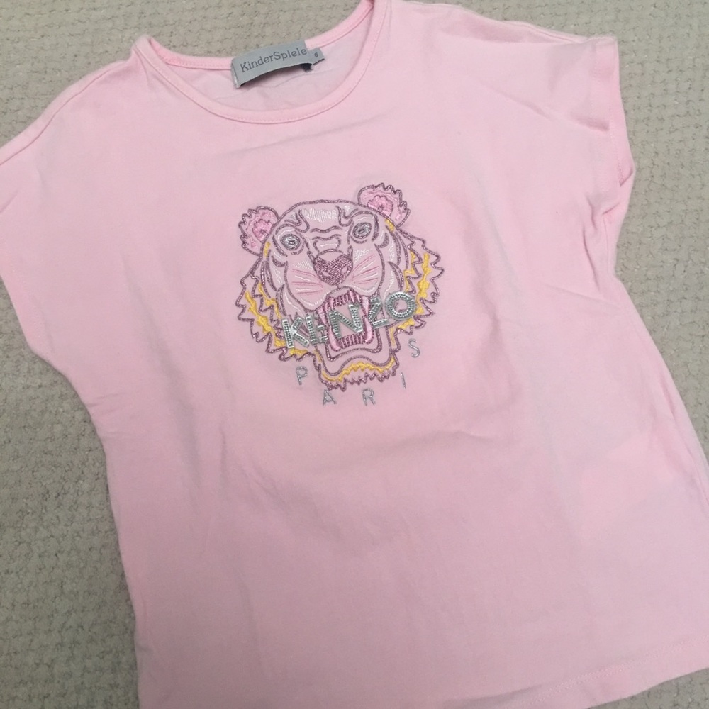 Kenzo Kids Tigers Logo T-shirt